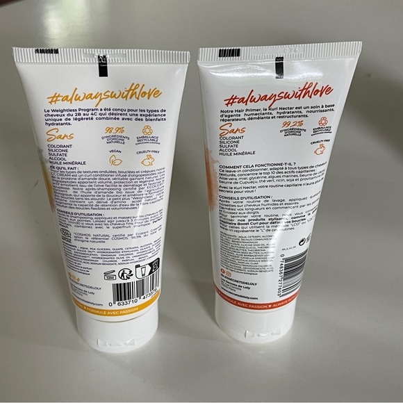 Cream Conditioner and Kurl Nectar Hair Primer Set - Les Secret de Loly - Picture 2 of 2